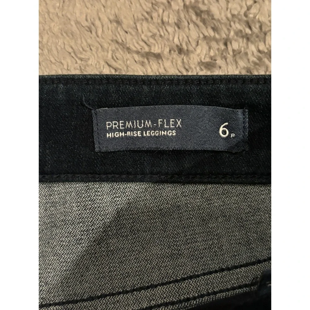 J.Jill Jeans Womens 6P Premium Flex High Rise Legging Denim Stretch Dark Wash